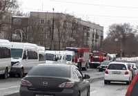 К автовокзалу Абакана спешили спецслужбы и пожарные