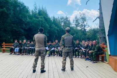 Участники СВО навестили ребят в «Баланкуле»