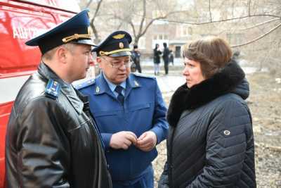 На место ЧП в Черногорск выехала первый заместитель главы Хакасии