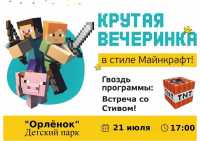 Вечеринку в стиле «Minecraft» устроят в Абакане