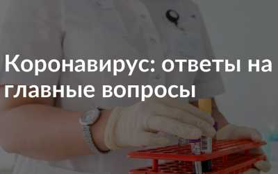 Отвечаем на вопросы по коронавирусу онлайн