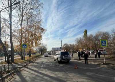 Женщину сбили на переходе в Черногорске