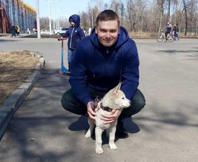 Губернатор Хакасии взял домой дворняжку