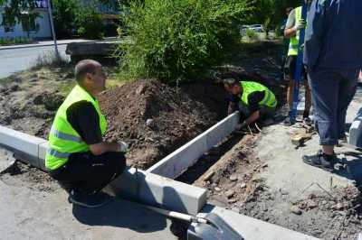 В Черногорске благоустраивают улицу Юбилейную