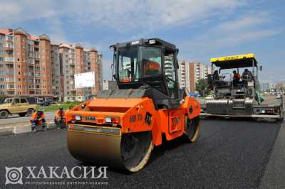 В Абакане ремонтируют дороги