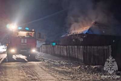 Мужчина погиб при пожаре в Бискамже