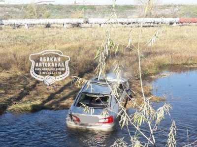 В абаканскую Ташебу упала машина