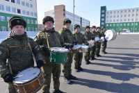 В Абаканском гарнизоне прошла первая репетиция к Дню Победы