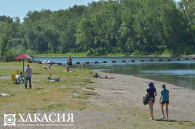 В Хакасии закрыты для купания три пляжа