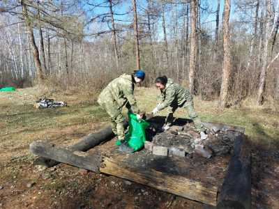 В заказнике Хакасии собрали 45 мешков свидетельств «культурного» отдыха